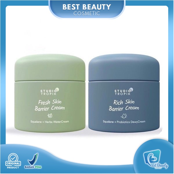 ★ BB ★ Studio Tropik Skin Barrier Cream Fresh - Rich - 50gr - 15gr