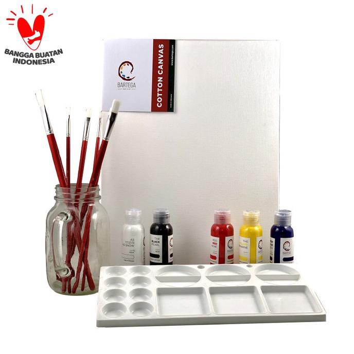 

Stok Baru! Basic Painting Kit (Set Alat Lukis) Termurah