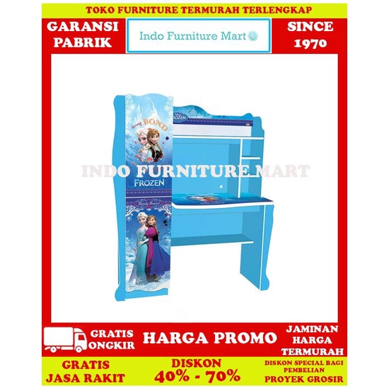 Meja Belajar Anak Minimalis Kea Panel Frozen Sd Fz 9006 Ff