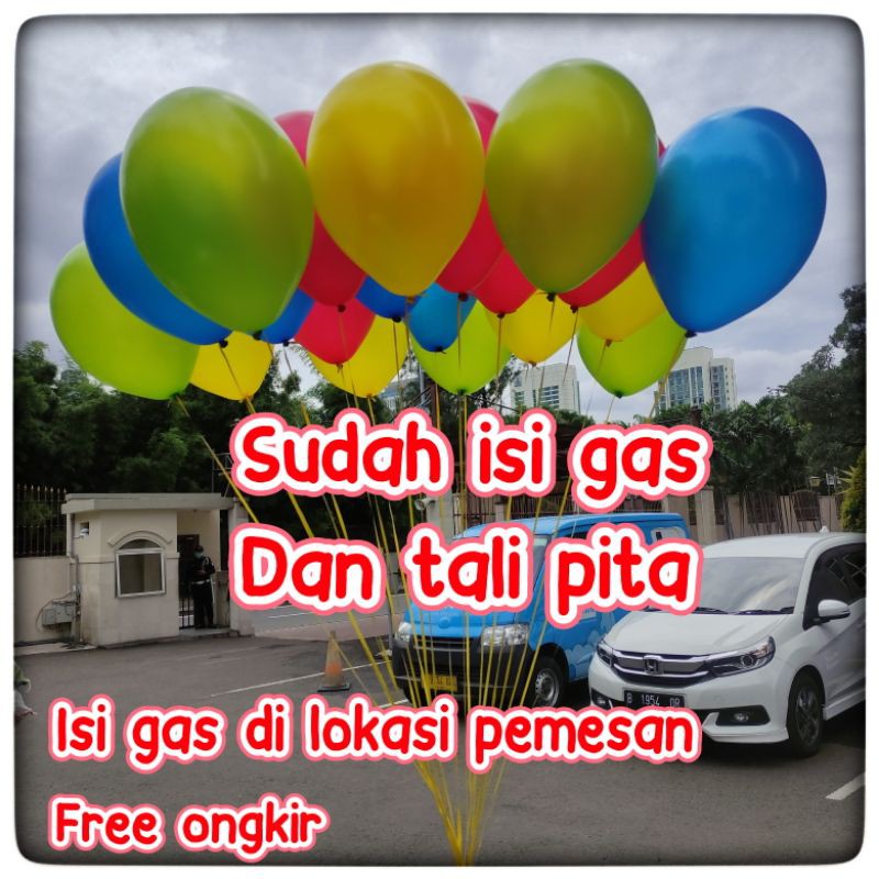 Balon Latex Helium Sudah Dengan Isi Gas Khusus Jakarta Dan Sekitarnya