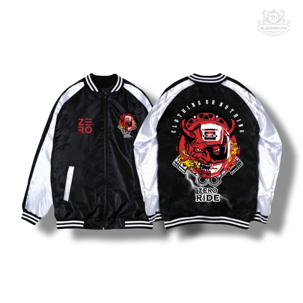 Sukajan Jaket Baseball - Culture Samurai-Zero Ride