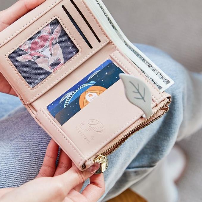 ֍ Prettyzys - ORI - DAISY SMALL WALLET - Dompet wanita - Dompet kartu - Dompet import ☀