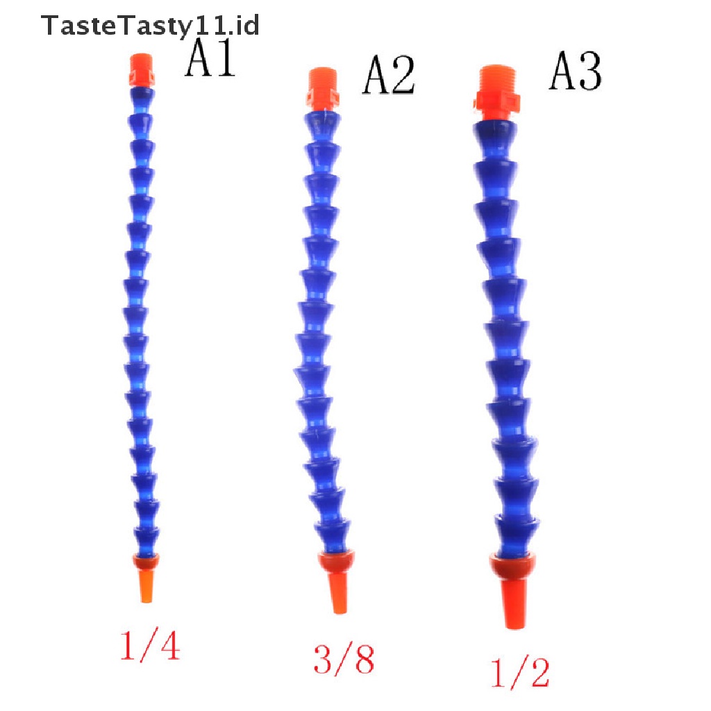 (TasteTasty) Nozzle Bulat Flexible 1 / 4 &quot;3 / 8&quot; 1 / 2 &quot;Untuk Selang Air / Minyak