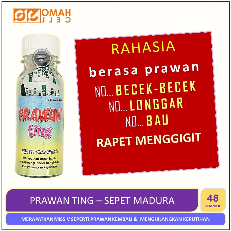 PRAWAN TING Premium Empot Ramuan Obat Pil Jamu Herbal Penambah Gairah Rukun Wanita Istri Frigit Empo