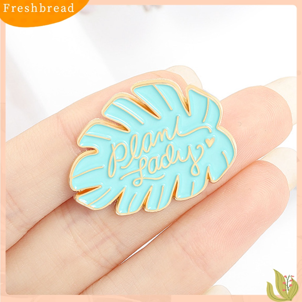 Terlaris Cartoon Enamel Pin Leaf Brooch Shirt Lapel Badge Clothes Accessory Jewelry Gift