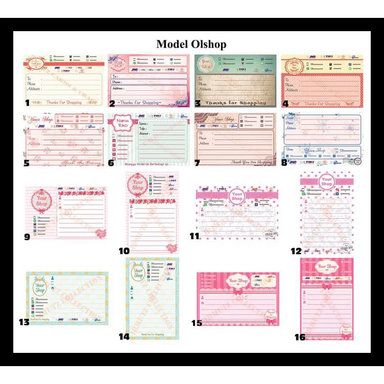 

Label Pengiriman Online Shop Special