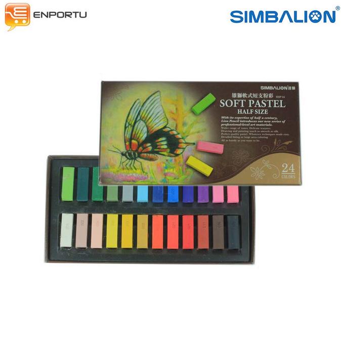 

Simbalion Soft Pastel 24 Colors Half Size HSP-24