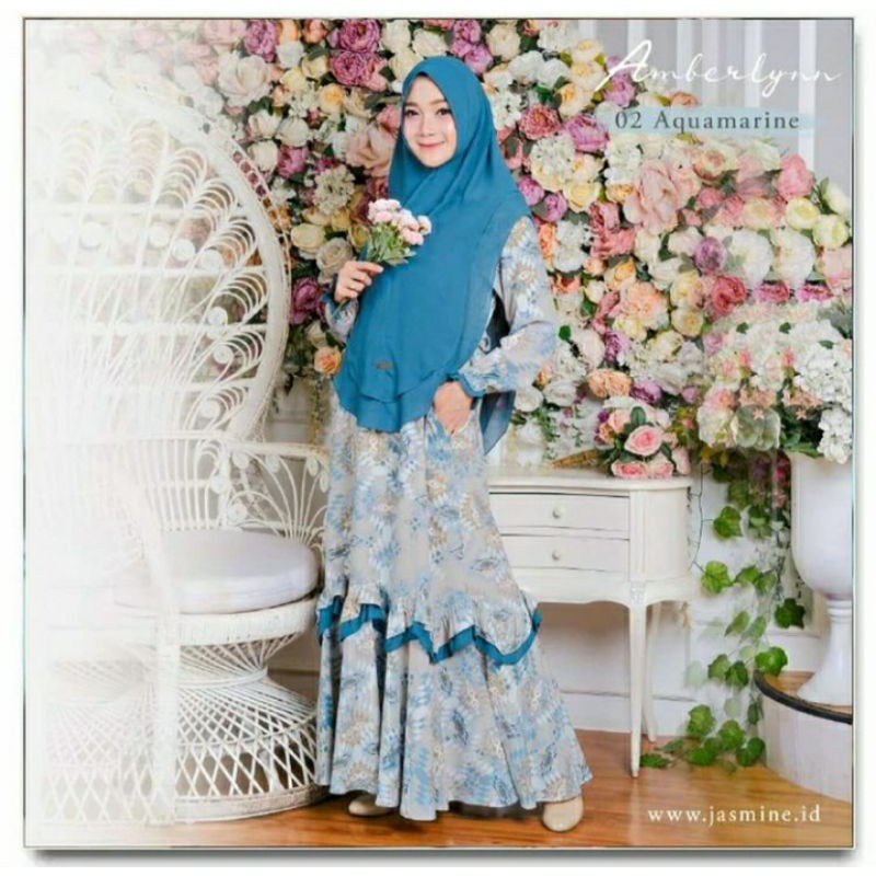 AMBERLYNN DRESS 02. AQUAMARINE BY JASMINE