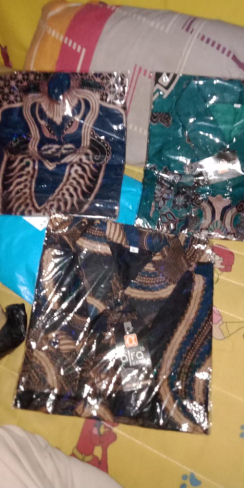 Batikalfa16 New Arrival Distro Batik Pria Bordir Sogan Hrb026 Batikaf Notoarto Batik Ipnu-ippnu Hem