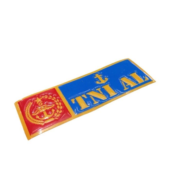 Stiker Plat Motor TNI AL Sticker Plat Angkatan Laut Kecil