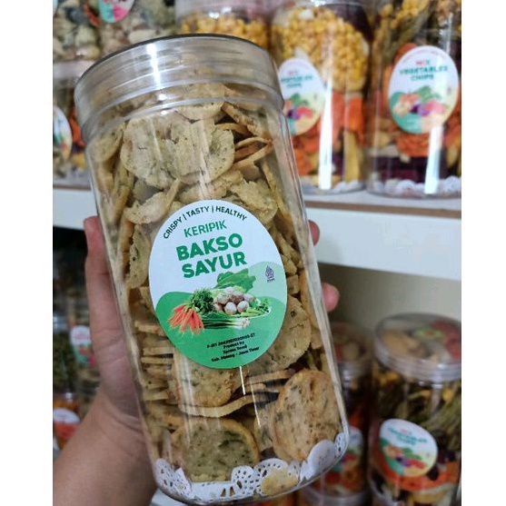 

XPRESSREMPAHSTORE- KERIPIK BAKSO SAYUR | Kerupuk Sayur | Cemilan Diet Sehat | No MSG No Pengawet No Pewarna No Zat Kimia