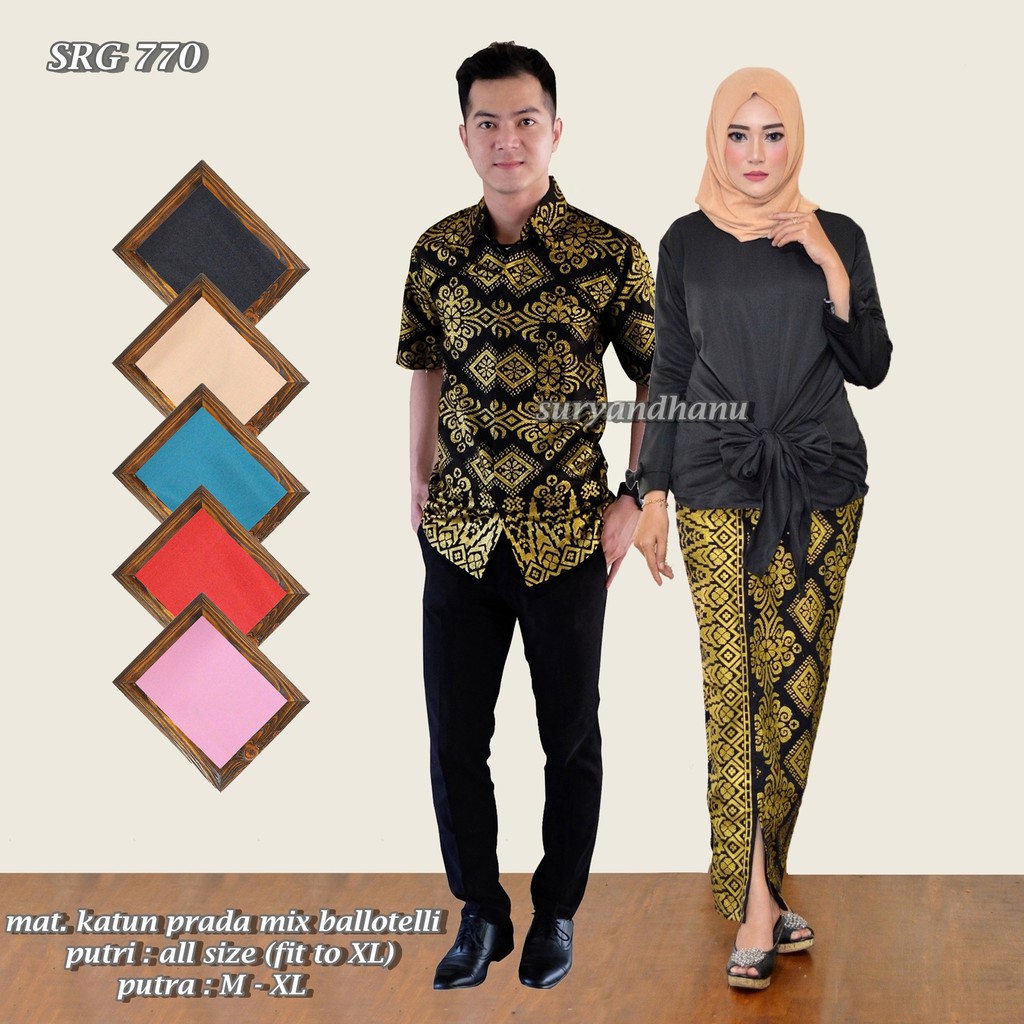 Couple Batik Cantika Pita Wajik Couple Pitaloka Wajik SRG 770 _ SOEGIHARTO