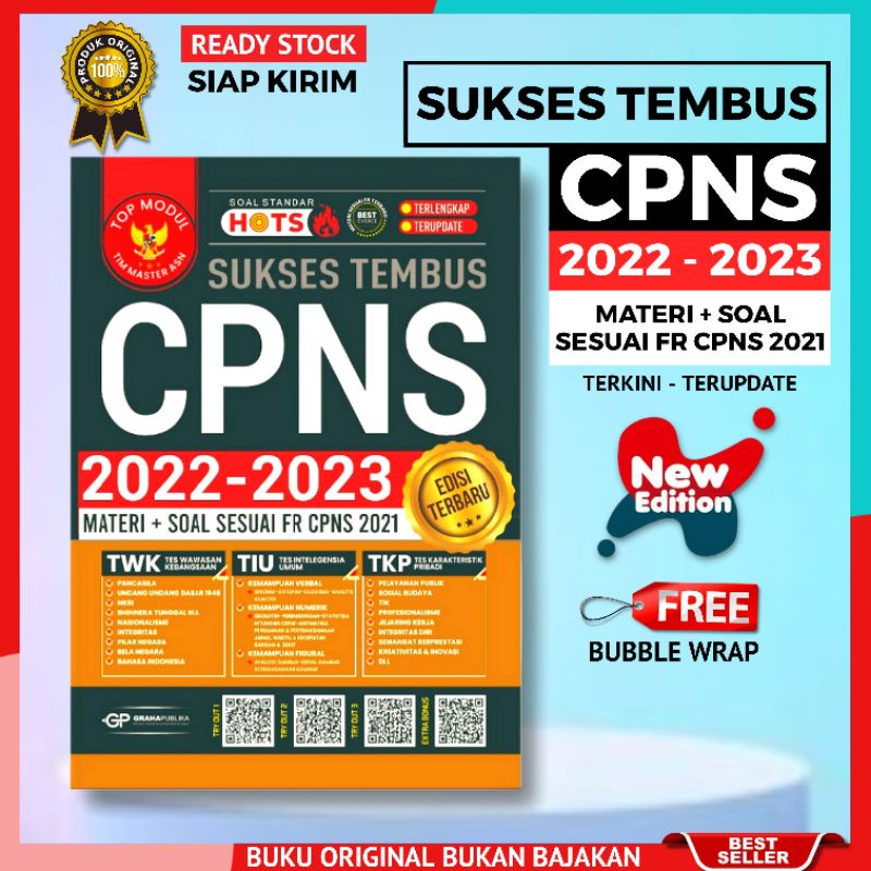 BUKU CPNS 2022-2023 TERBARU | SUKSES TEMBUS CPNS 2022 - 2023 TERKINI - TERUPDATE