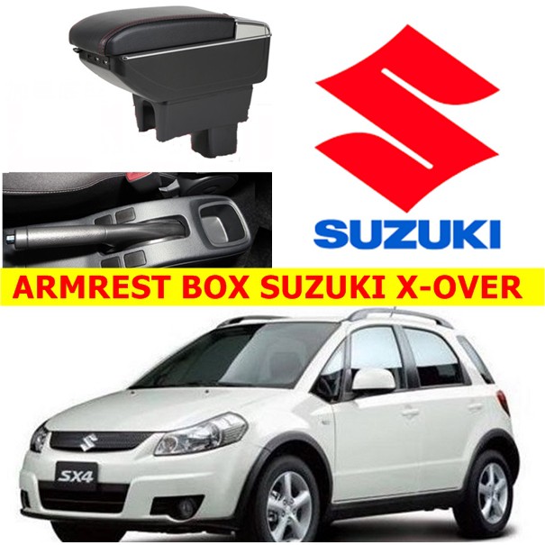 Arm Rest Box Kotak Alas Lengan SUZUKI X-OVER SX4 dual stack 7 Port USB Charger