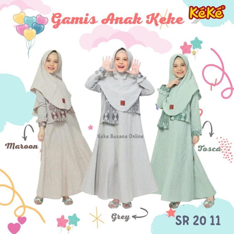 Gamis Anak Keke ~ GM SR 20 11 ~