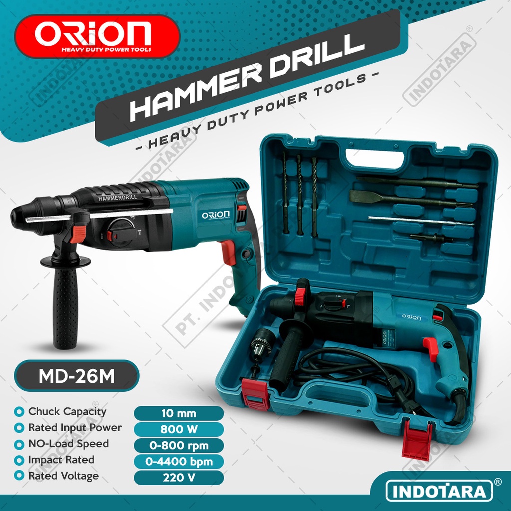 Hammer Drill  Mesin Bor Tembok Orion MD26M