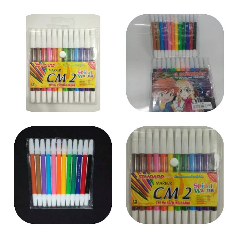 

Spidol snowman 12warna