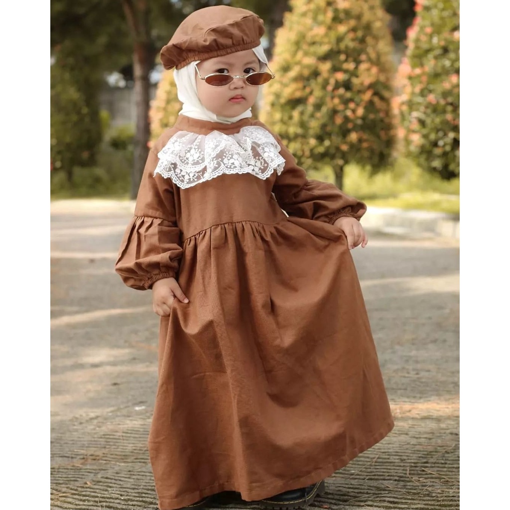 Plazababyku MX QINARA GAMIS ANAK BAYI PEREMPUAN LONG DRESS ANAK PEREMPUAN