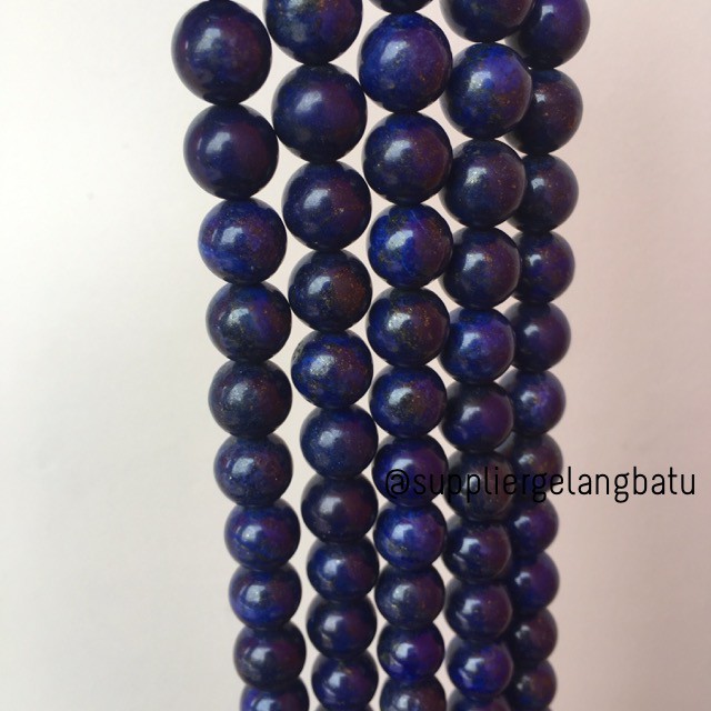 Limited edition Premium Lapiz lazuli rencengan termurah 14mm bahan beads supplier aksesoris fashion