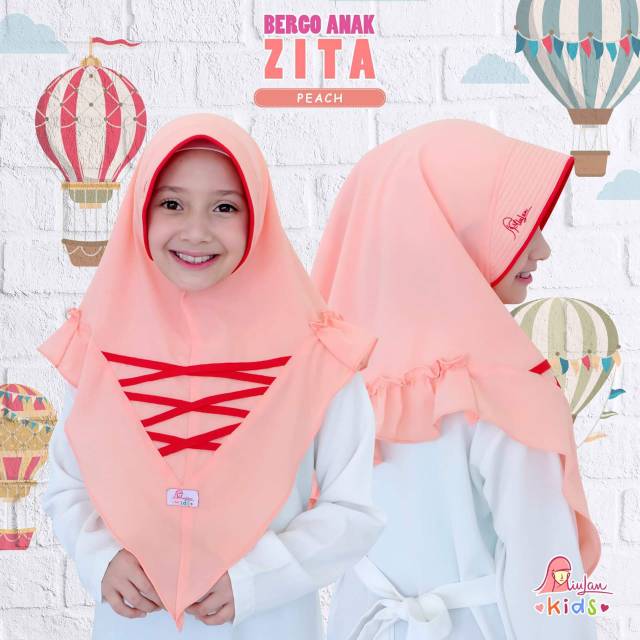 Jilbab Anak Miulan Bergo Anak ZITA Kerudung Anak 10 Tahun Terbaru
