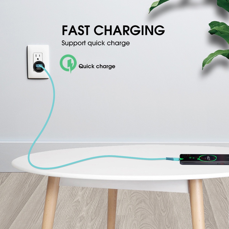 Kabel Data / Charger USB Tipe C 5A Fast Charging Untuk Semua Tipe C Jack Perangkat