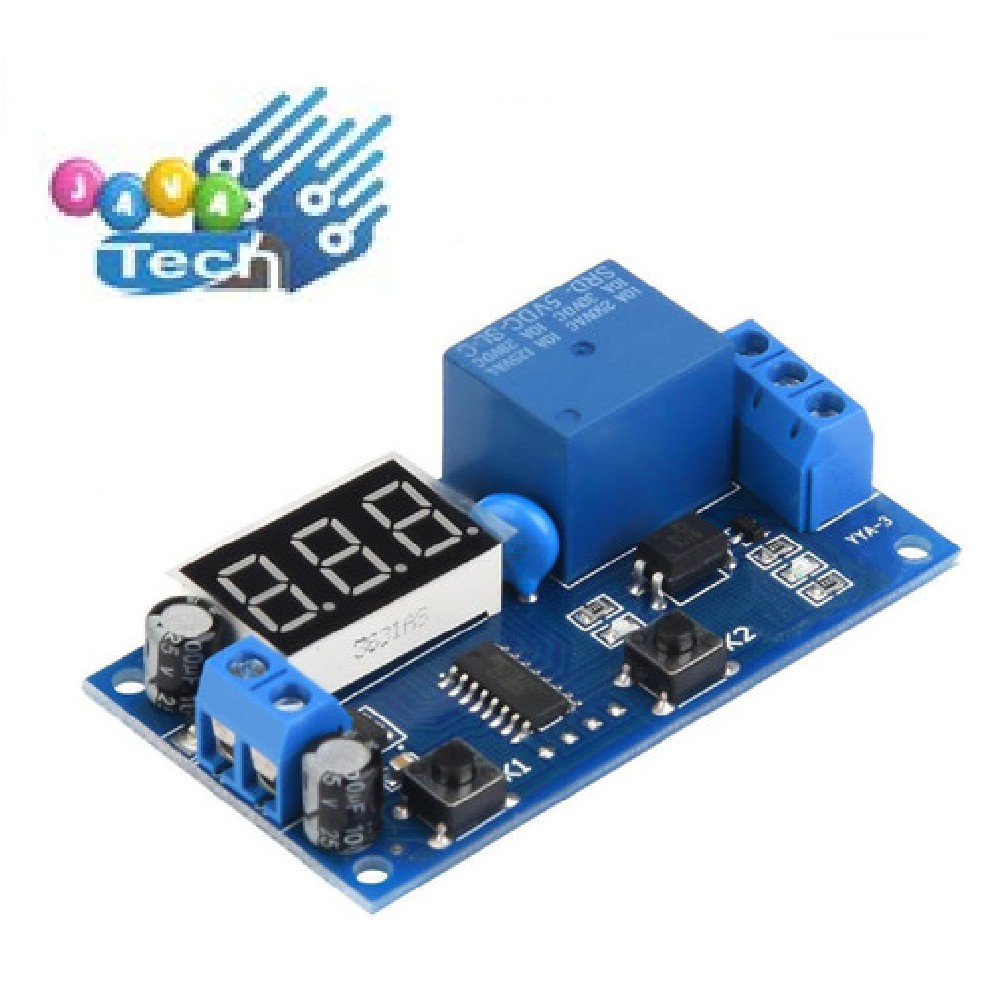 YYA-3 Delay Timer Adjustable Relay 3 Siklus Input DC 5V Display