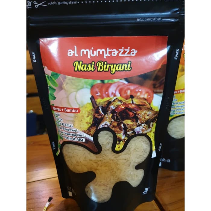 

Nasi Biryani / Briyani Al Mumtazza Beras Basmati Bumbu Rempah Lengkap Lezat Mudah Masak Halal