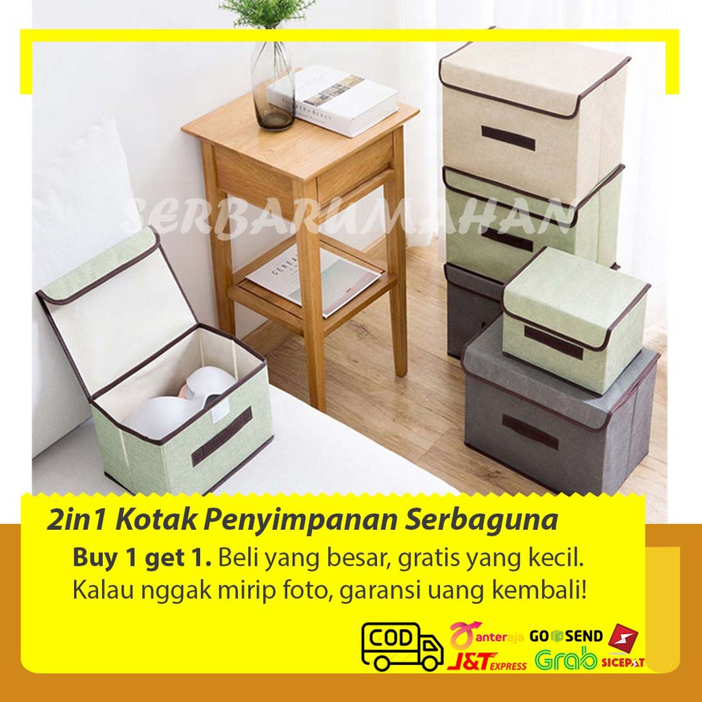 Storage Box Organizer Kotak Penyimpanan Serbaguna Storage Bag Box Baju Tempat Penyimpanan Baju 326