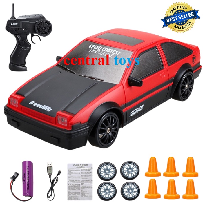 Promo rc mini drift HUANGBO SC24A01 2.4ghz 1:24 RC DRIFT HUANGBO MINI
