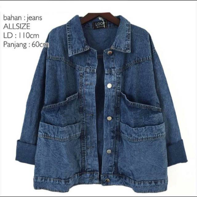 Jaket Jeans Wanita Loop