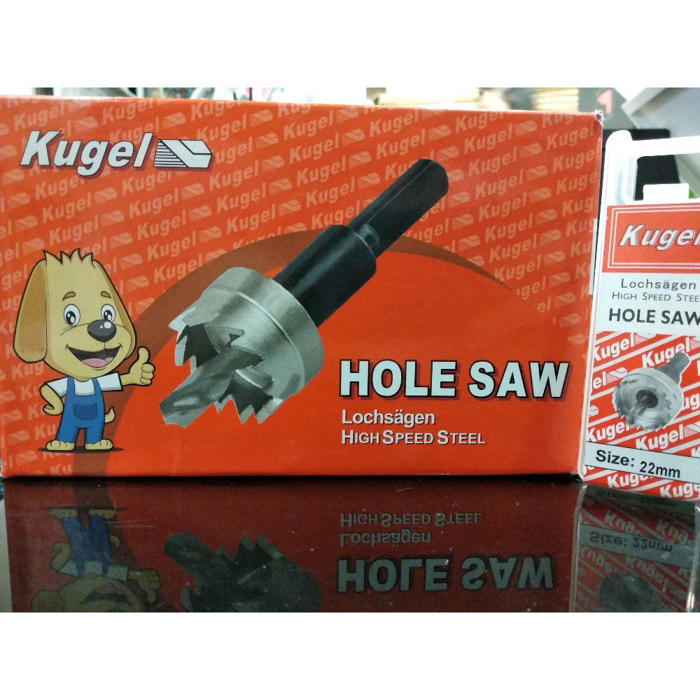 MATA BOR HOLESAW HSS 22 MM - MATA BOR PELUBANG BESI 22 MM - HOLESAW HSS 22 MM