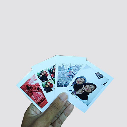 PAKET CETAK POLAROID 2R 100 foto bonus 10
