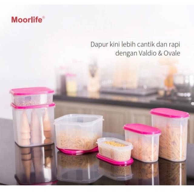 PROMO Moorlife Valdio & Ovale SET/tempatkue/tempatbumbu/tempatgula/TOPLES BUMBU