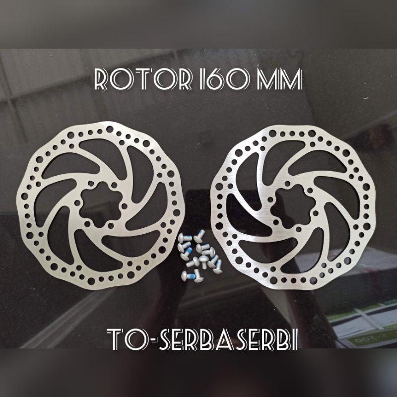 rotor disc brake 160 mm piringan cakram sepeda 160mm