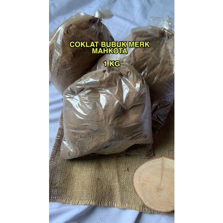 

coklat bubuk merk mahkota kiloan 1 kg