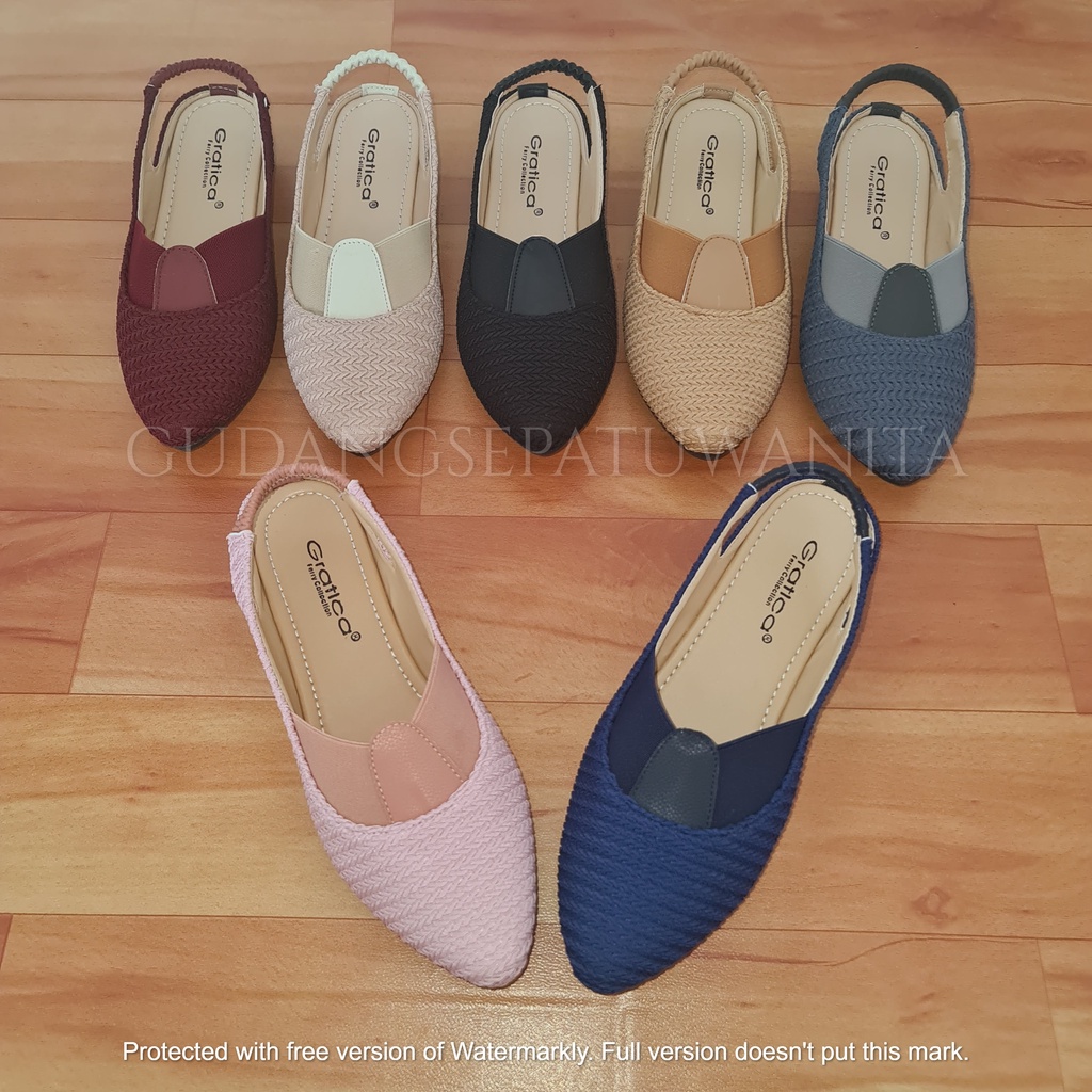 Gratica Sepatu Wanita Sandal Flat Tali Wanita AW 82