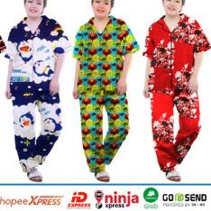 ☋ Alvaro Outlet PIYAMA CP JUMBO Big Size LD 120CM/ Motif Karakter Kartun ♖