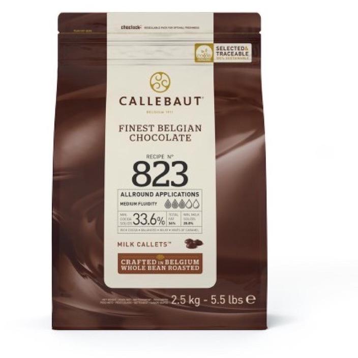 

HARGA GROSIR CALLEBAUT 823 MILK CHOCOLATE COUVERTURE 33.6% cokelat coklat kemasan 250 gr buruan