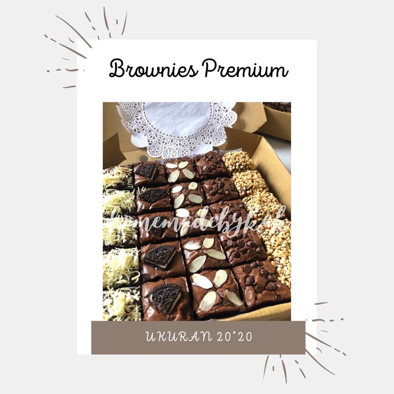 

FUDGY BROWNIES PANGGANG PREMIUM BUTTER