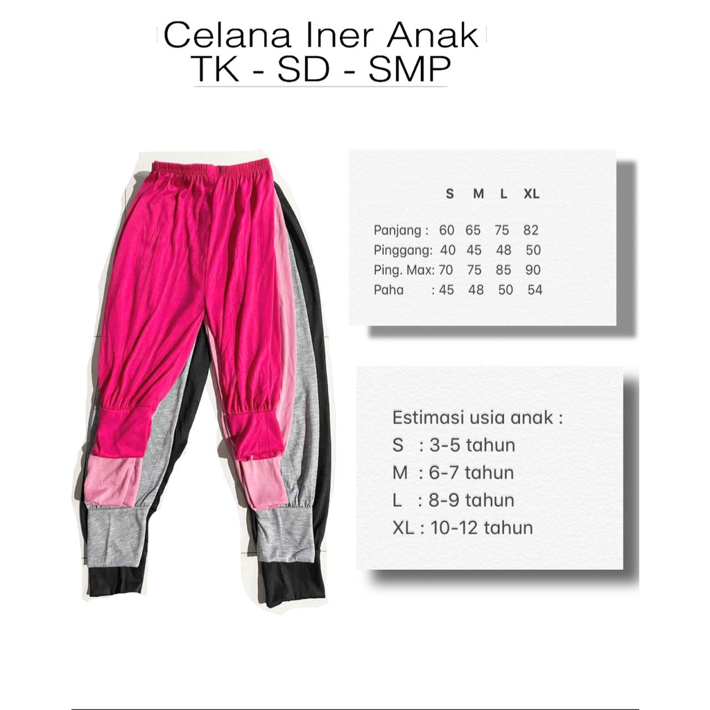 Celana Aladin Anak/Celamis Anak