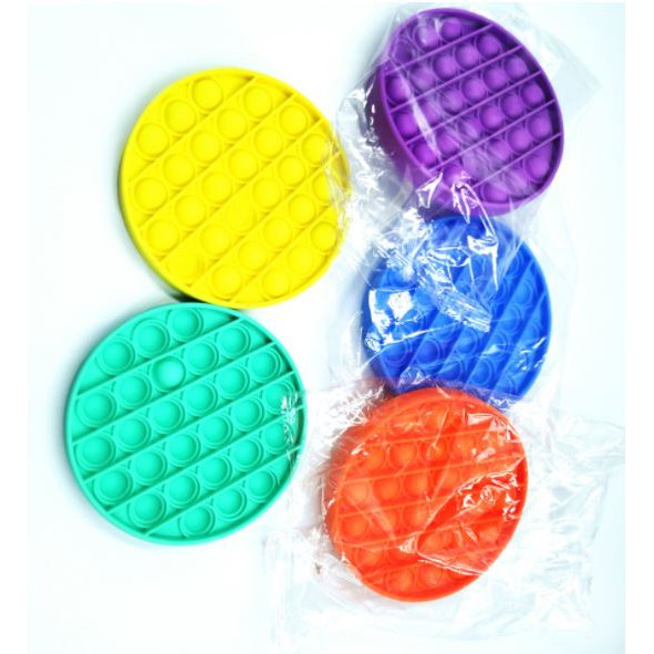 MB Pop It Murah Mainan Sensorik Pereda Stress/Fidget Pop Its Square Rainbow Multicolor Foxmind-3