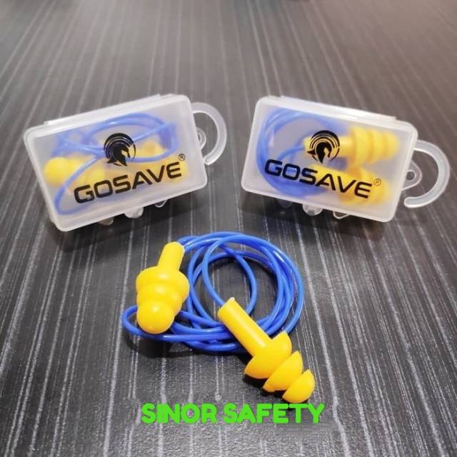 Earplug Ultrafit Corded dengan Kotak Penutup Safety Telinga Ear Plug