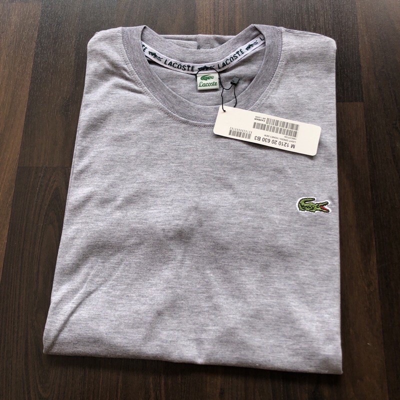 BAJU KAOS | KAOS LACOSTE LOGO BORDIR 1:1 MIROR ORIGINAL | BISA COD