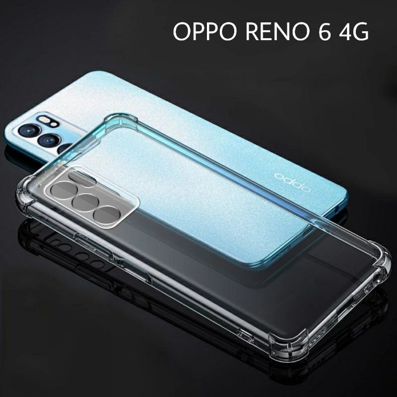 Soft Case Anti Crack Oppo Reno 6 4G Soft Case Transparant Rubber Anti Knock