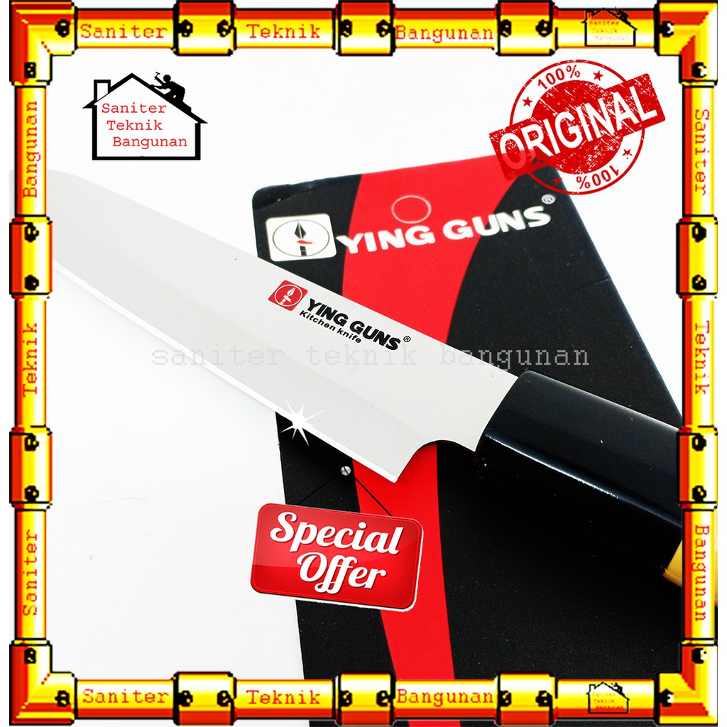 Pisau Dapur Ying Guns Stainless Steel G1039