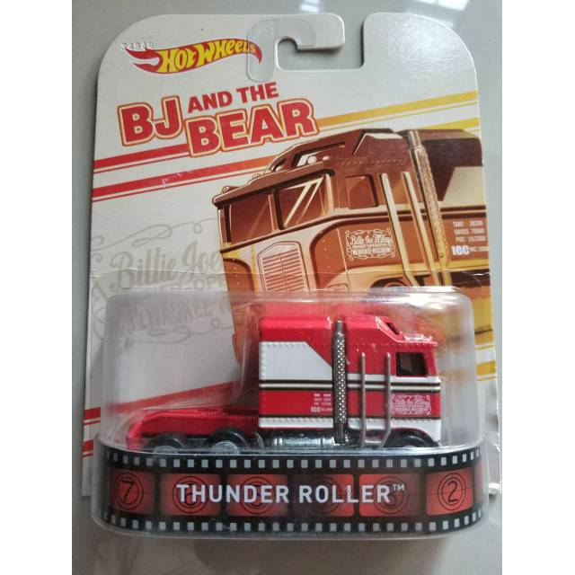 HOTWHEELS BJ AND THE BEAR THUNDER ROLLER METAL