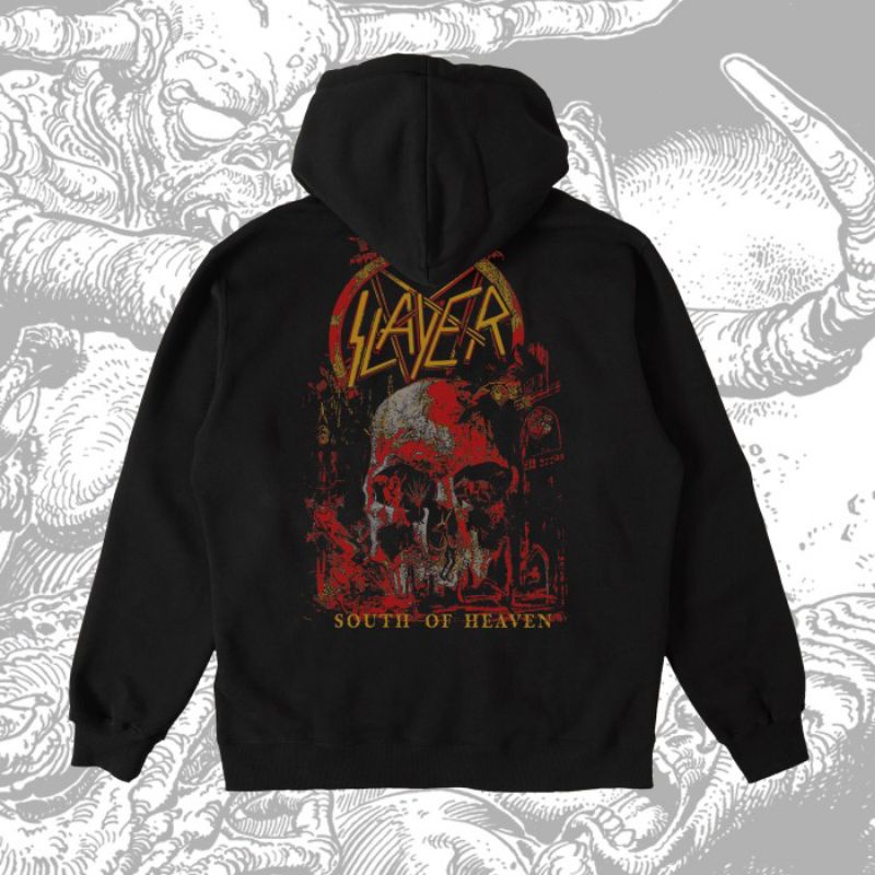 Lawless X Slayer - South Of Heaven Zip Hoddie