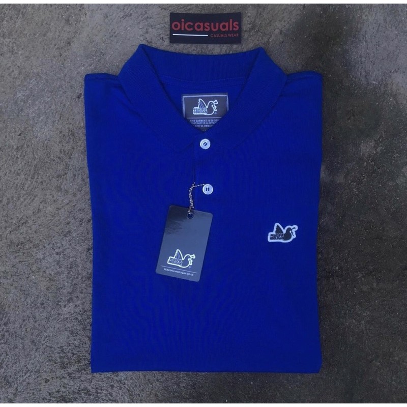 POLO SHIRT PEACEFUL HOOLIGAN BLUE