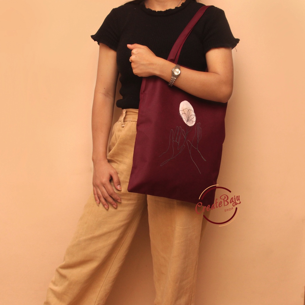 TOTE BAG PREMIUM PEREMPUAN TAS CEWEK TAS BELANJA