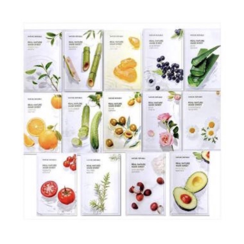 Nature Republic Real Nature Mask Sheet / Masker Nature Republic Original